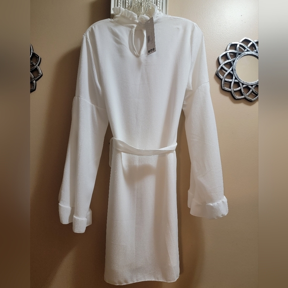 NWT Boho High Neck Wide Sleeve Shift Dress - Picture 8 of 8